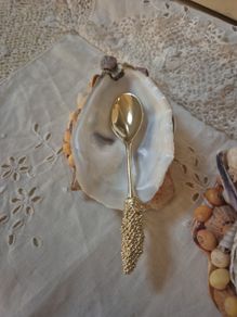 Hand crafted Oyster shell salt crock