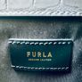 Beautiful Furla Era tote in grey croc-embossed genuine leather. Image 6