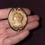 Vintage Cameo Brooch Image 2