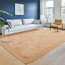 Fluffy Bedroom Rug Beige Large Area Rugs 160 by 230 cm for Living Room Lounge Plush Carpet Modern Soft Shaggy Pile Faux Fur Rug for Home Image 7