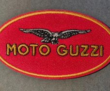 Moto guzzi motorcycles, cloth patch.