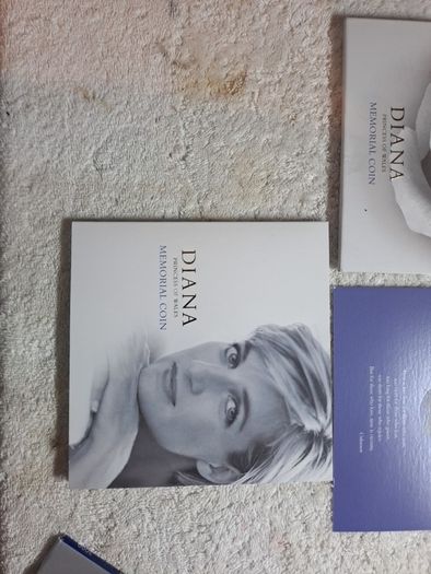 Diana memorial 5 pound coin.