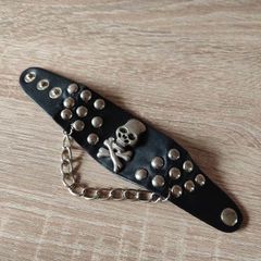 PU Leather metal bracelet