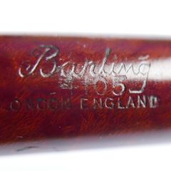 Vintage English Briar Pipe from the esteemed Barling brand, featuring a "T.V.F." (Third/Top Very Finest) grade stamp.
