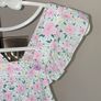 babyBaby Girls Pink & White Floral Dungarees & Long-Sleeved Top from Dunnes Stores Image 6