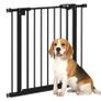 PawHut Metal 74-80cm Wide Adjustable Dog Gate Black Image 6