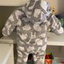 Carter's Baby Fleece Pram Suit 3-6 m like new Image 2