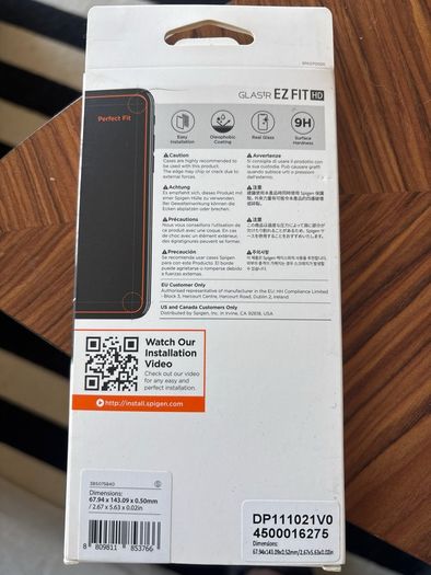 Spigen iPhone 13 and 13 Pro Bundle EZ Fit Screen & Optik Lens Protectors