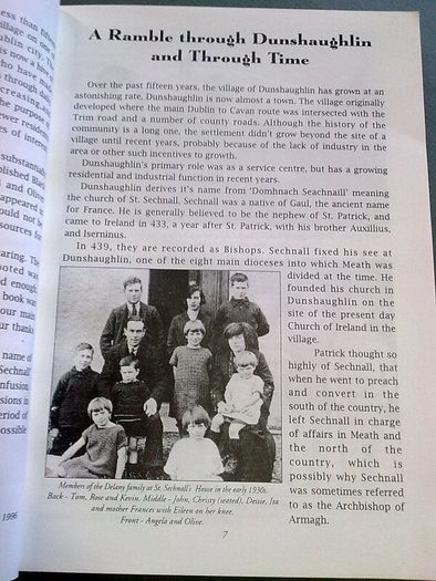 Dunshaughlin through the years Ireland Irish Meath local history Signed