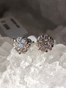 Cluster 1ct diamond studs