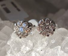 Cluster 1ct diamond studs