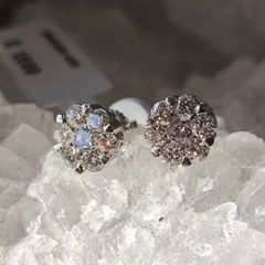 Cluster 1ct diamond studs