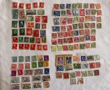 Vintage Scandinavian stamp collection from 1907 onwards