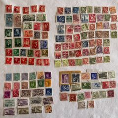 Vintage Scandinavian stamp collection from 1907 onwards