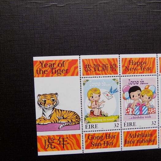 Ireland 1998.Stamp Miniature Sheet.Chinese Year of the Tiger.MNH.