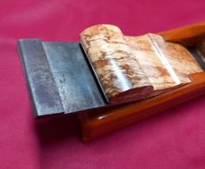 Azobe and Birdseye Maple Mitre Plane