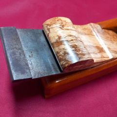 Azobe and Birdseye Maple Mitre Plane