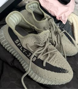 Khaki green real Yeezys.