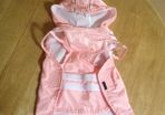 Worn once cute dog/cat raincoat