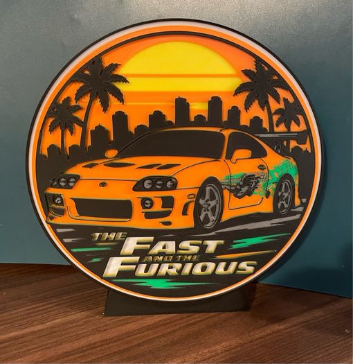 Fast & The Furious Supra Lightbox