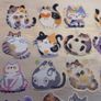 50pcs Cat Transparent Stickers Decals Image 3