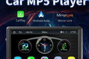 Universal 7inch Car Radio Multimedia Video Player Wireless Carplay And Wireless Android Auto Touch Screen Sun Visor