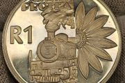 South Africa 2001 Silver Proof 1 Rand Protea Scarce Coin