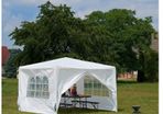 3x3m White PE Gazebo Marquee Awning Waterproof Canopy for Outdoor Event