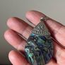 Sterling silver and abalone shell pendant Image 4