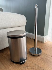 Pedal Bin and Toilet Roll Holder