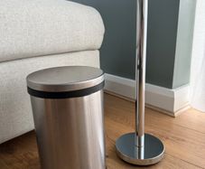 Pedal Bin and Toilet Roll Holder