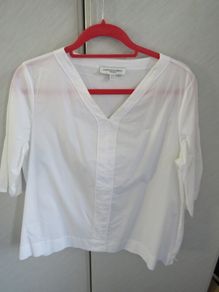 Carolyn Donnelly White Top Size 16