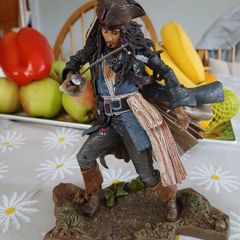 Jack Sparrow 2007 NECA,wigh stand hat and sword