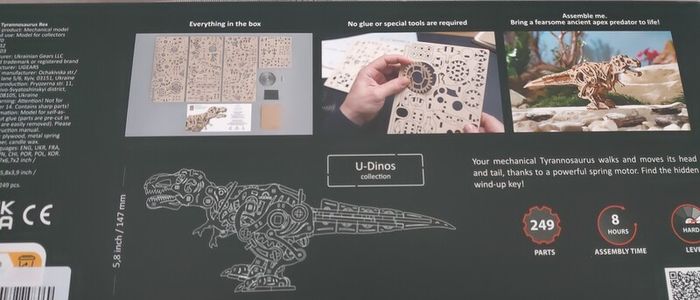 Ugears Tyrannosaurus Mechanical Model