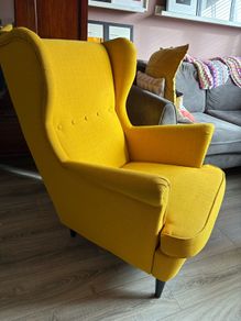 Ikea Strandmon Armchair Yellow