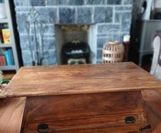 Coffee table with storage and Xl Candle Lantern