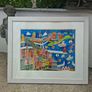 Stunning Large Original signed Painting(2004) of Dublin Bay by Irish Artist Simone Walsh Image 3
