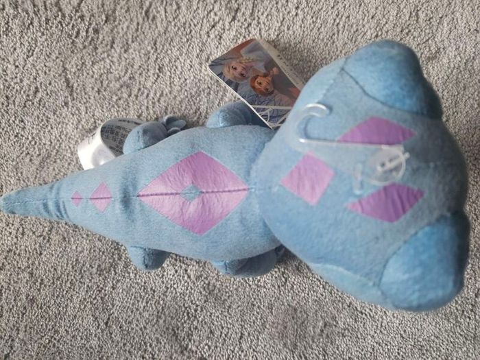 New Disney Parks Frozen 2 Fire Spirit Bruni Salamander Lizard Blue Plush toy