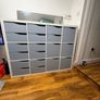 IKEA KALLAX Storage Unit with Grey Drawers & Doors + FREE EXTRAS Image 4