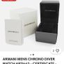 Emporio Armani Chrono Diver Mens Watch Image 10