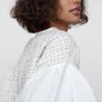 Zara Contrast Textured Top Image 3