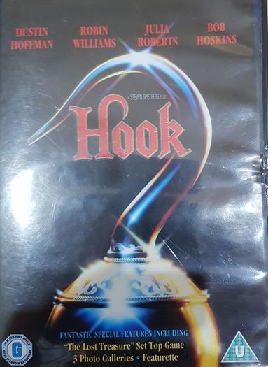 Hook DVD Dustin Hoffman Region 2