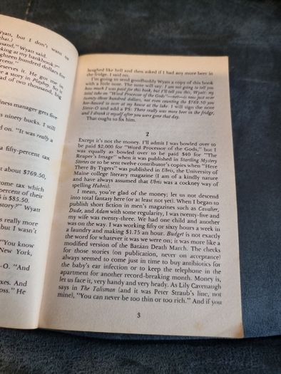 Two 1990s Stephen King Novels.