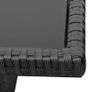 4 Piece Garden Lounge Set with Cushions Poly Rattan Black Image 9