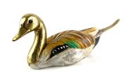 Vintage Malevolti duck figurine