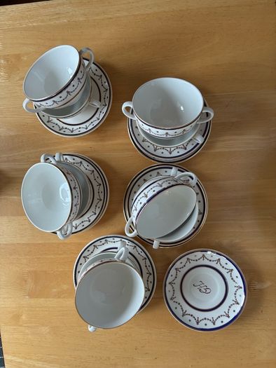 Arklow pottery soup 22 set