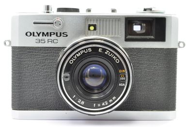 Olympus 35RC 35mm film rangefinder camera in good condition With E-zuiko 42mm f2.8 super sharp lens(No Leica, NO Canon QL17,No Yashica