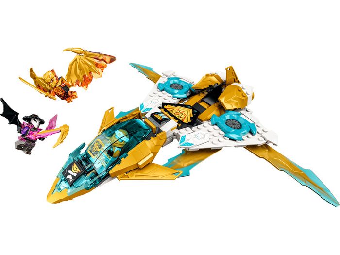 Lego set 71770 Zane's Golden Dragon Jet