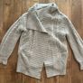 Reiss light grey chunky cardigan Image 2