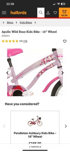 bike 16" inch